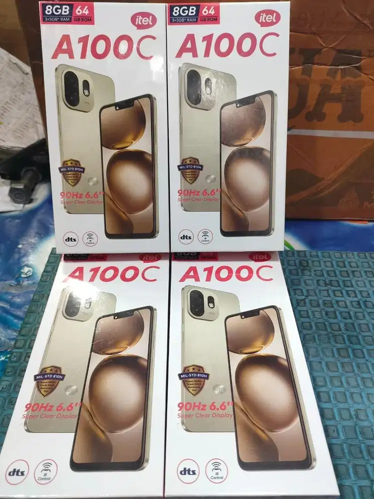 ITEL A100C RAM 4+8/64GB GARANSI RESMI