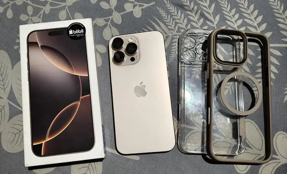 iPhone 16 Pro Max 256 iBox fullset garansi on