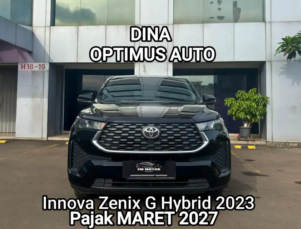 Toyota Kijang Innova Zenix G 2023 AT 2.0, KM 21 Ribu, Pajak MARET 2027