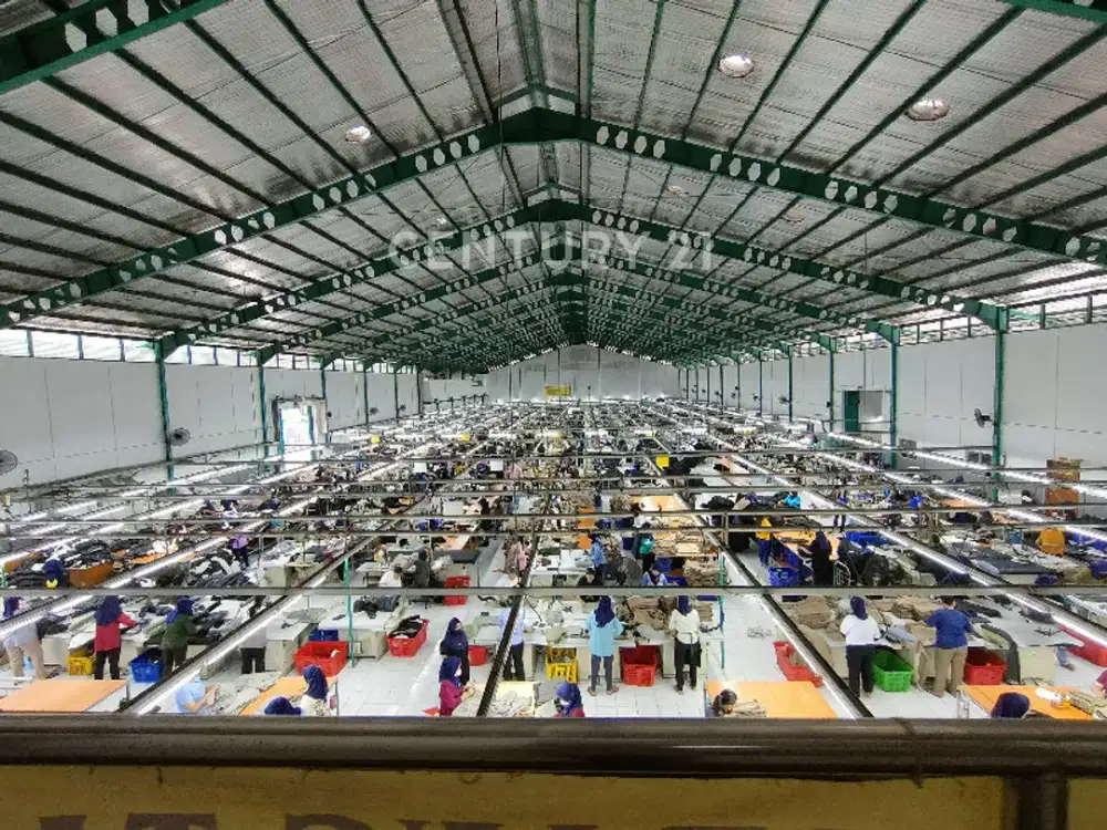 Dijual Pabrik Garment Gunung Sindur Bogor