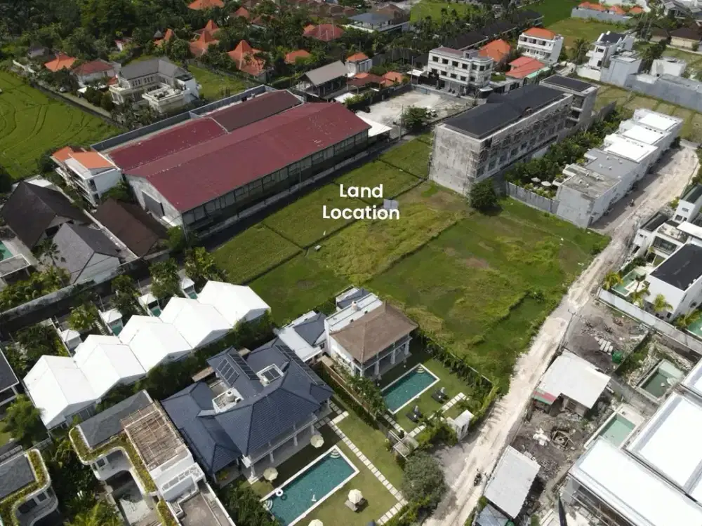 LAHAN MURAH PINK ZONE LOKASI STRATEGIS  DENGAN AKSES PRIBADI LOKASI DI AREA BERAWA CANGGU