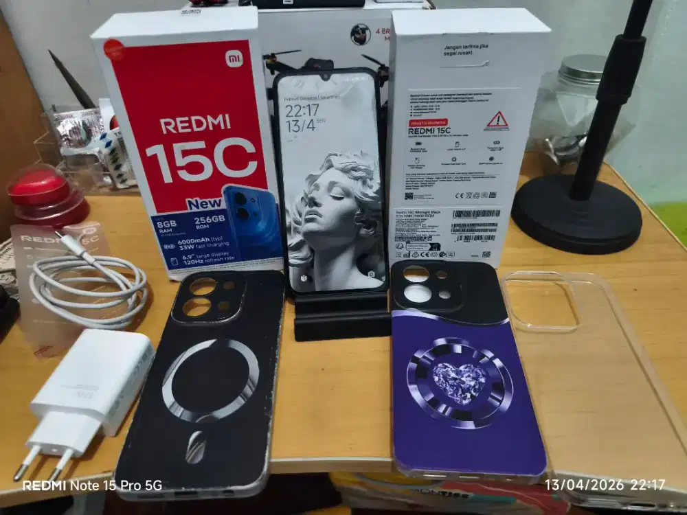 Redmi 15 c ram8/256 mulus dan garansi