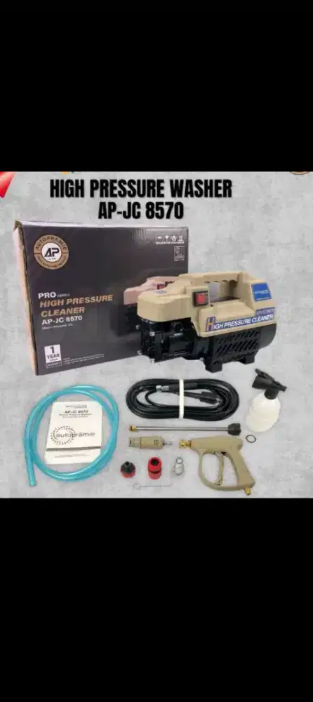 Jet washer untuk cuci AC mobil motor