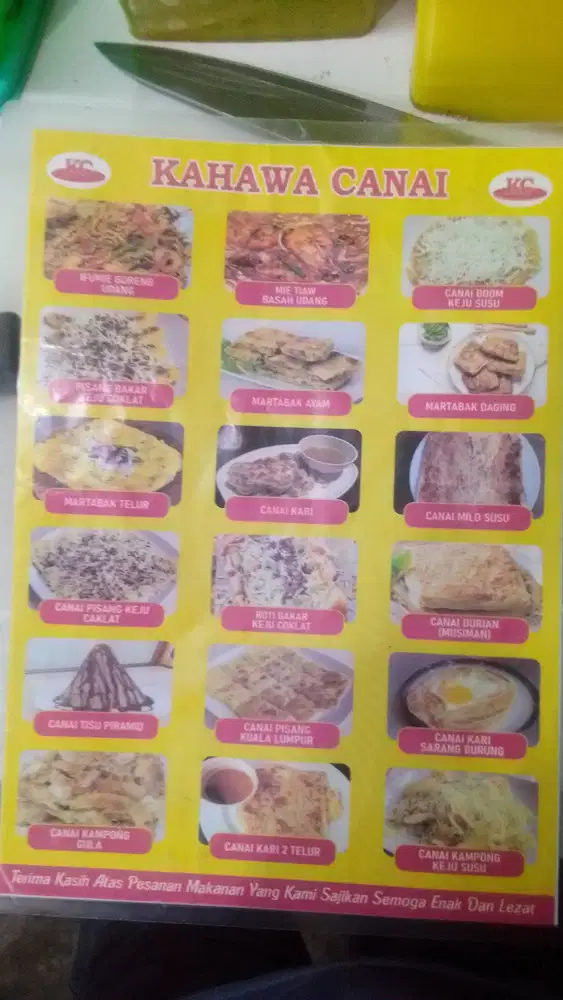 Jualan canai di rak warkop