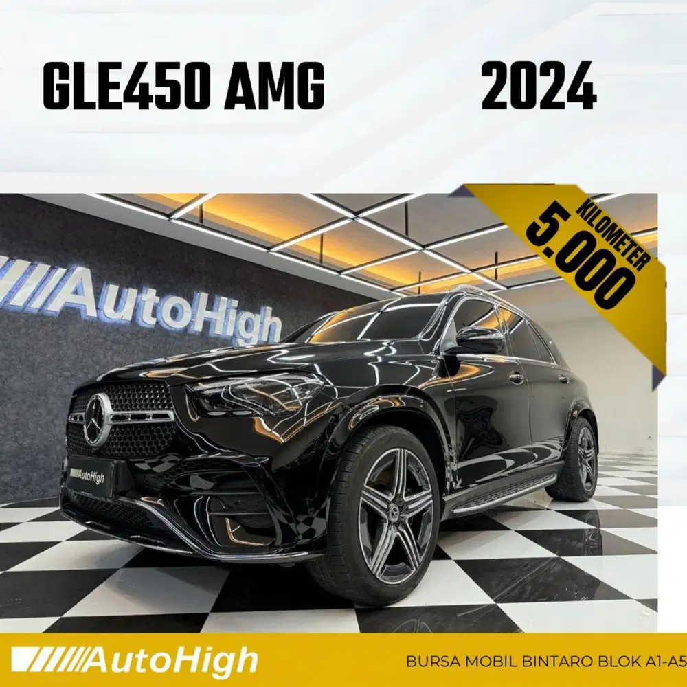 DP10% [Km5.000] GLE450 AMG 2024 Black / GLE 450 Reg 2023 #AUTOHIGH