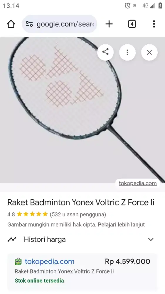 Dijual Yonex voltric z force black edition made in japan