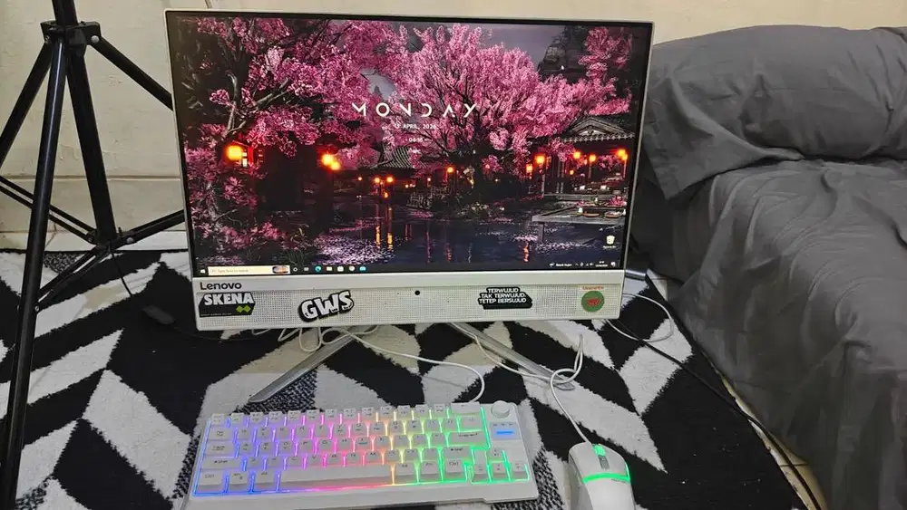 PC Lenovo AIO 510 Fullset udah include SSD