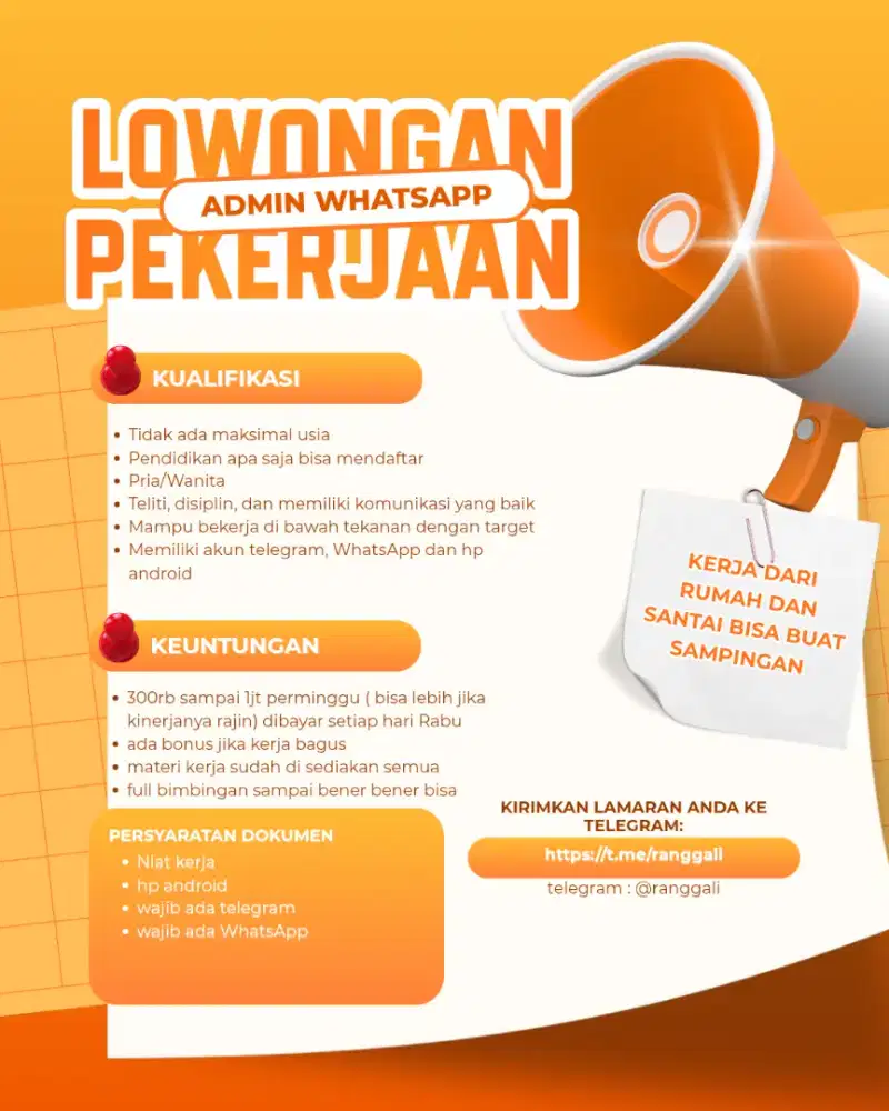 lowongan kerja sampingan