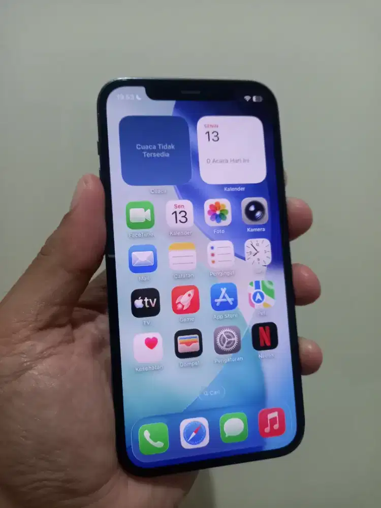 IPhone 12 Black 64Gb Fullset ex inter ada minus dibaca