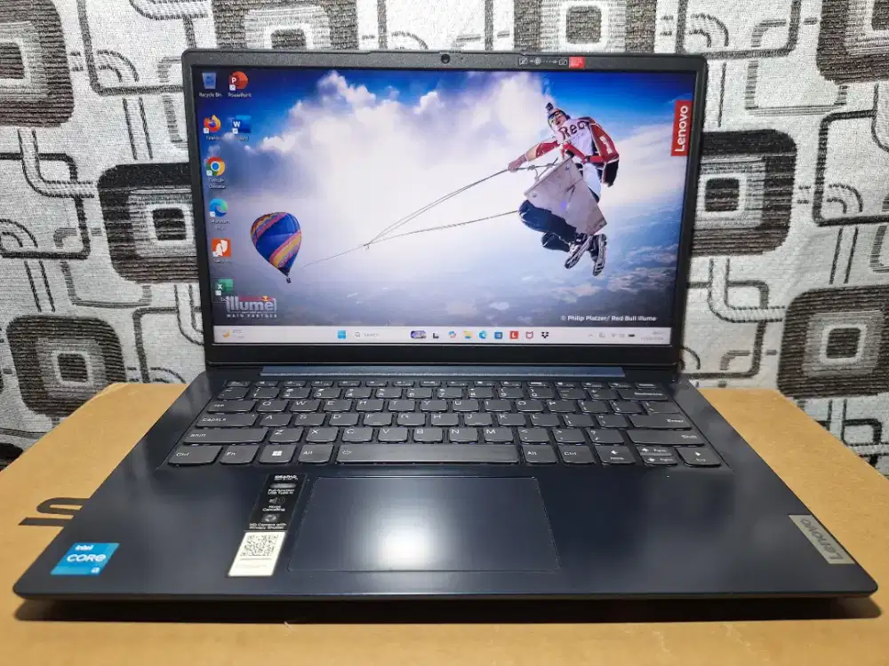 Laptop Lenovo ideapad slim 3i Core i3 gen 12 komplit fullset Garansi