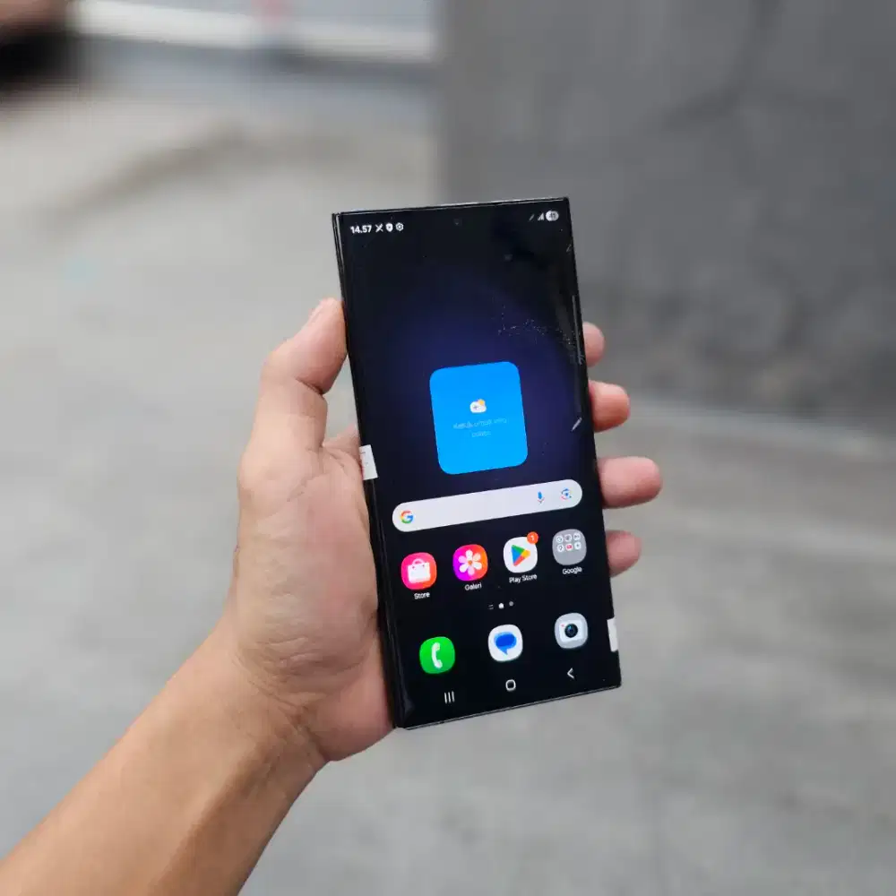 SAMSUNG GALAXY S23 ULTRA SEIN 5G 12/256 GB MINUS RETAK FUNGSI NORMAL