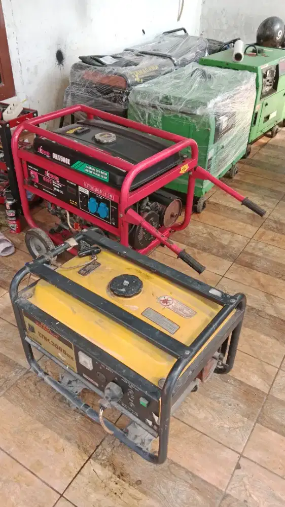 Saya beli genset dan ac bekas