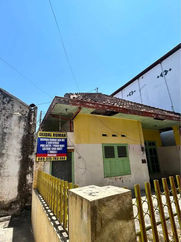 DIJUAL RUMAH MURAH + 2 SERTIFIKAT | LUAS BESAR 368 m² | TEMBOK - KUAT
