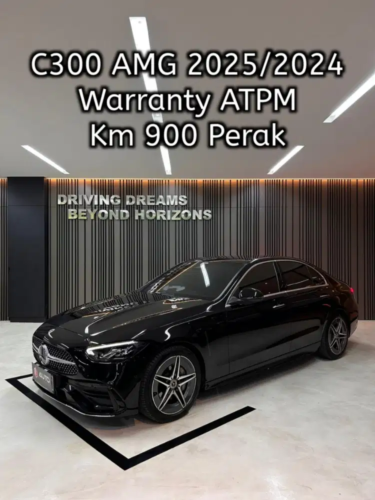 Mercedes Benz C300 AMG 2025 Mercy Km 900perak Hitam Nik 2024