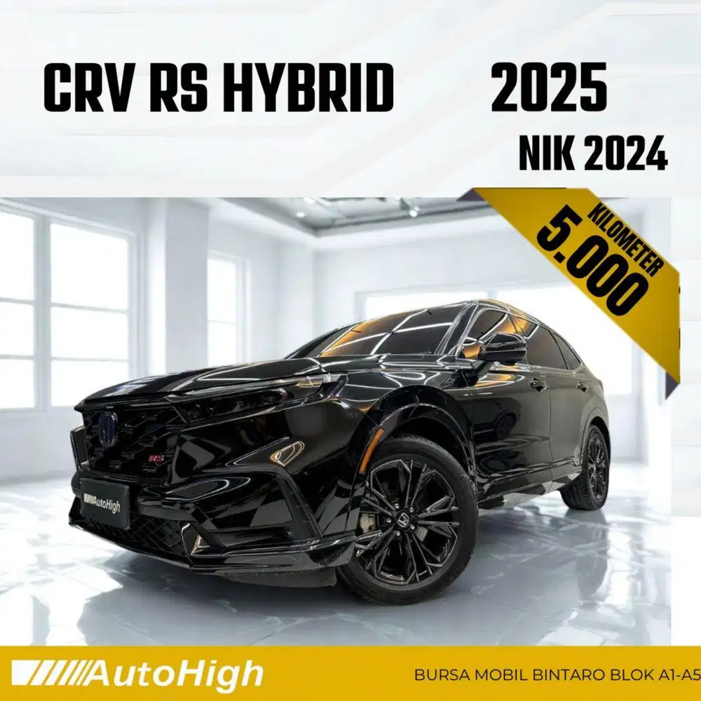 DP10% [Km5.000] CRV RS Hybrid 2024 Black / CR-V Reg 2025 #AUTOHIGH