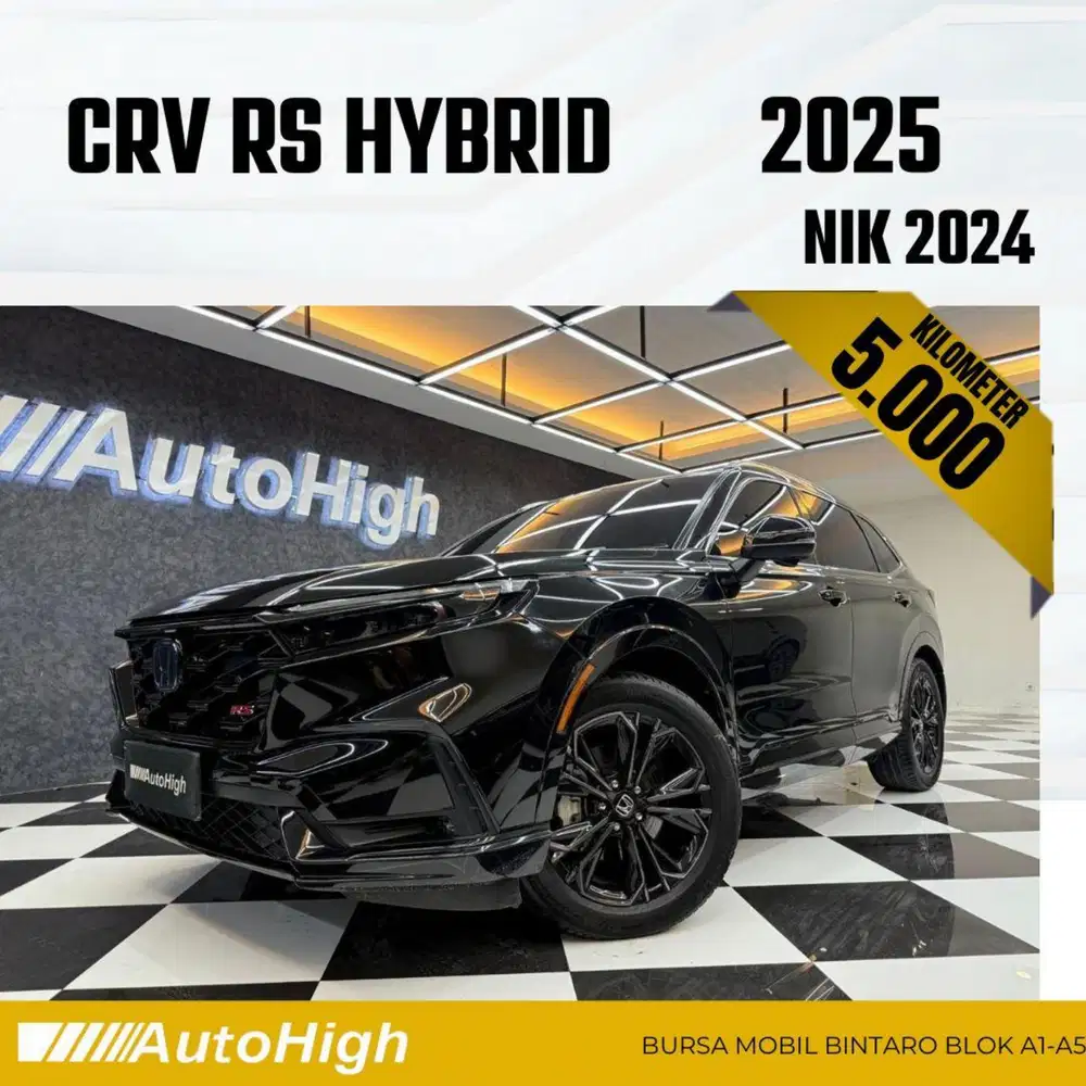 DP10% [Km5.000] CRV RS Hybrid 2024 Black / CR-V Reg 2023 #AUTOHIGH