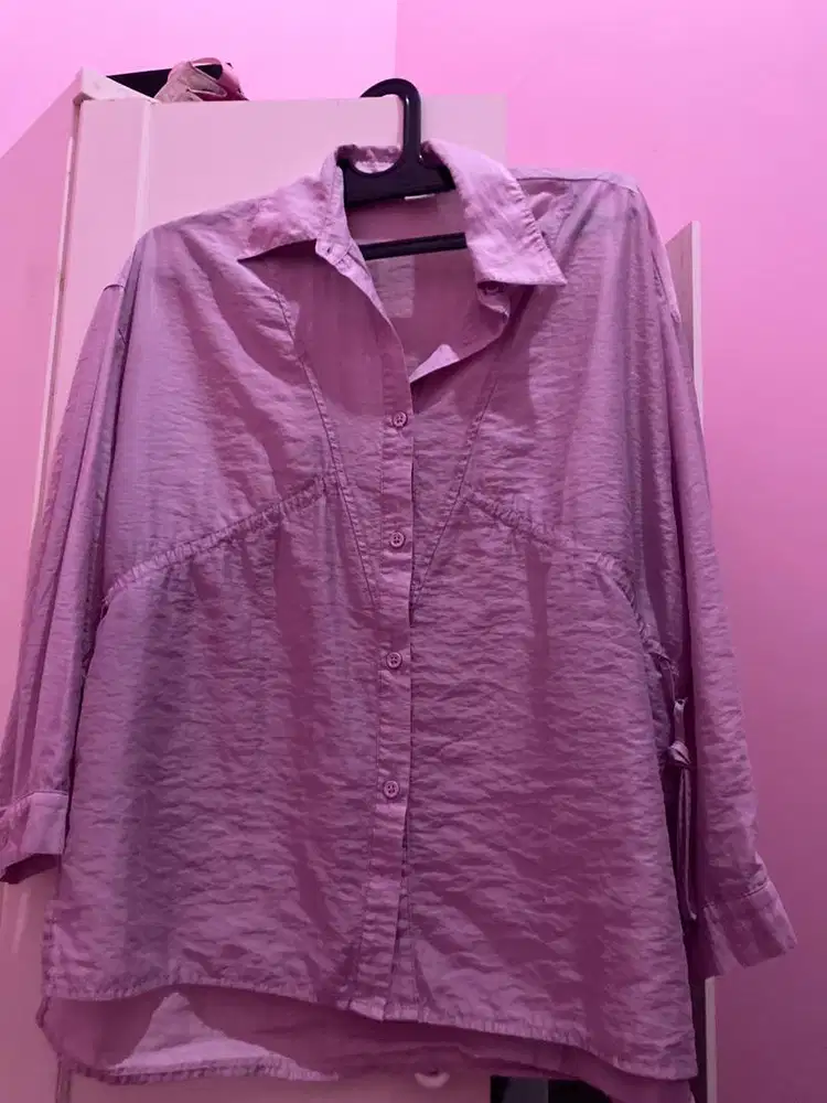 Blouse kerut ada tali