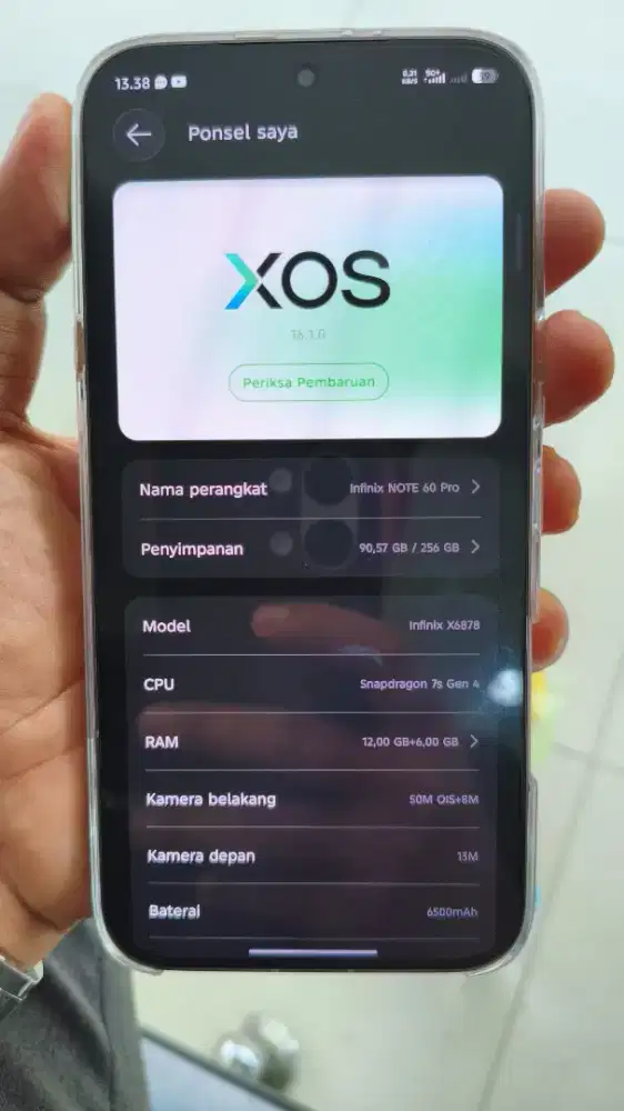 Infinix note 60 pro 
12/256 GB