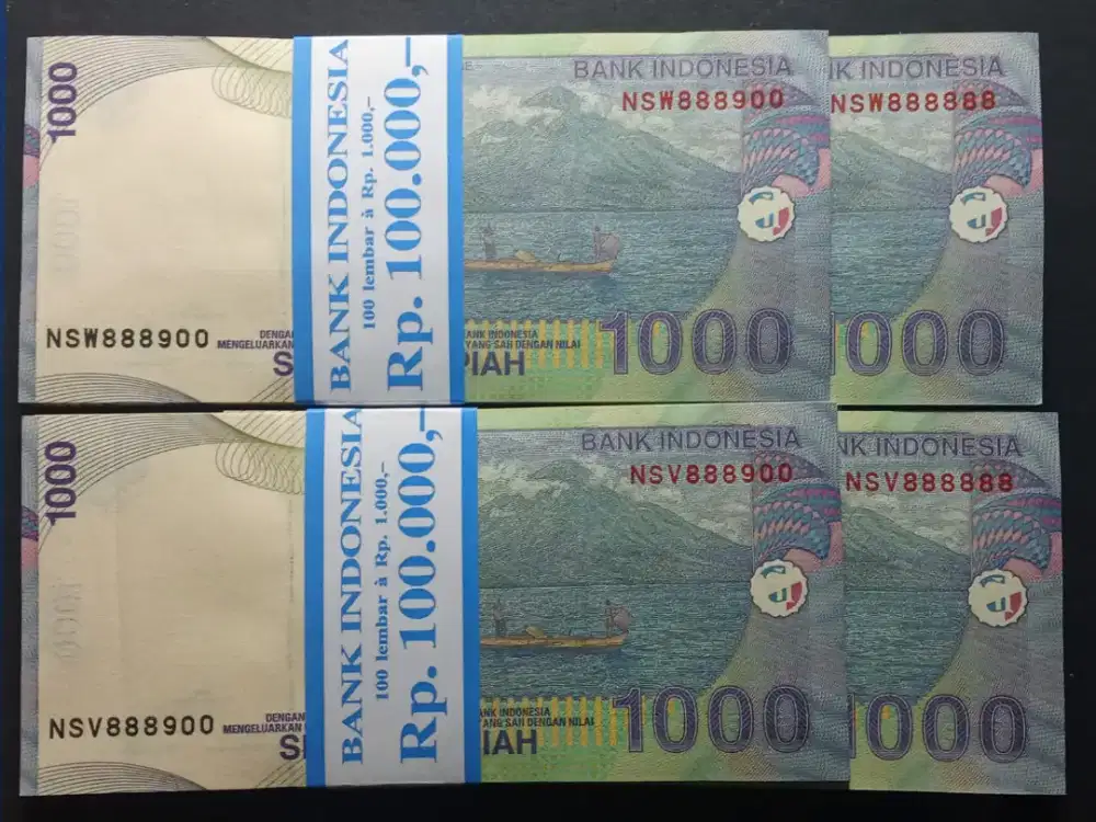 2 Gepok Uang 1rb Pattimura + Angka Hoki