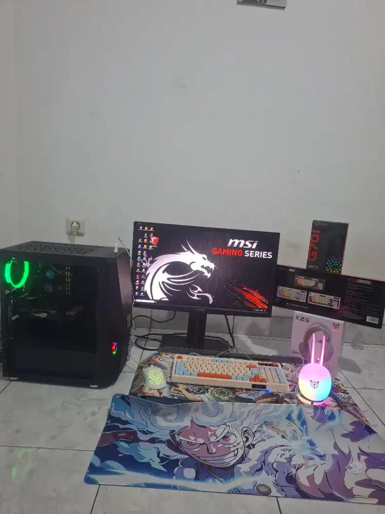 Pc Gaming Streaming Editing Pc Fullset Core i3 gen 9 Gtx 1650