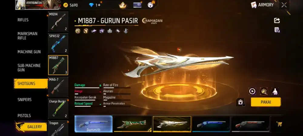 Akun FF sultan murah