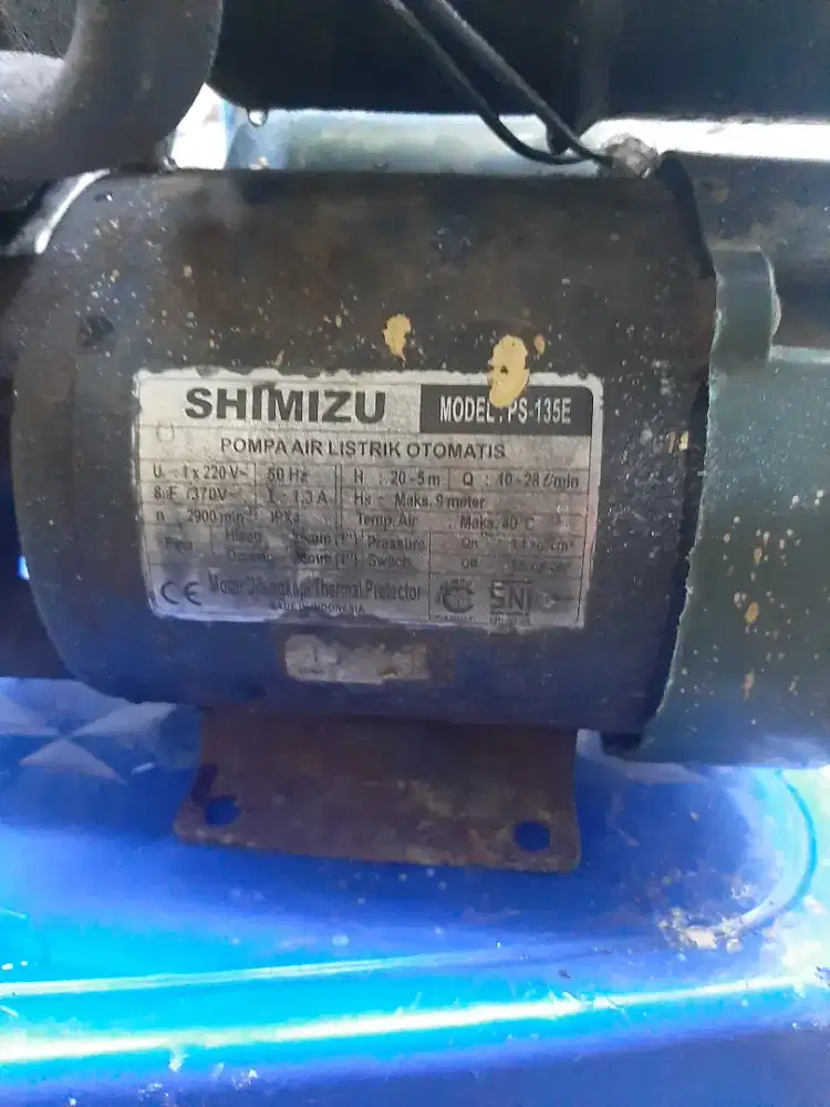 Pompa air shimizu ps 135e.  Bekas