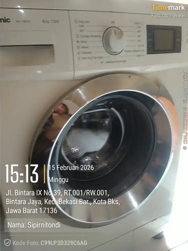 Mesin cuci front loading panasonic 8kg