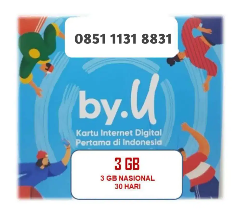 Kartu Perdana By.U Nomor Cantik