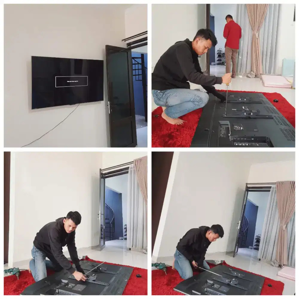 Bongkar pasang bracket tv