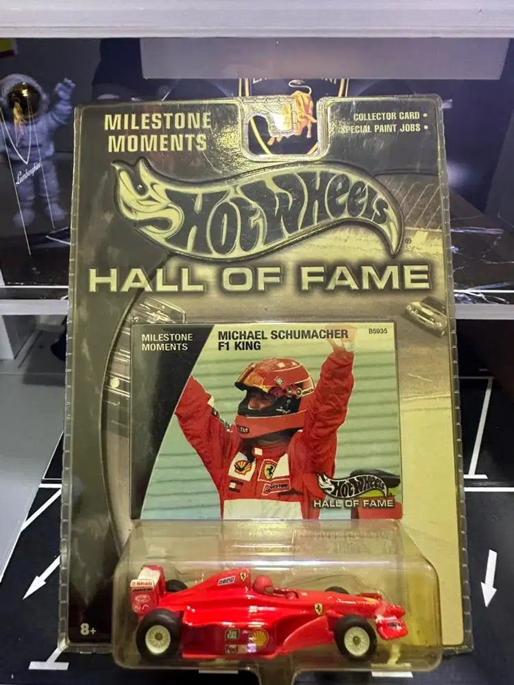 HOT WHEELS HALL OF FAME MICHAEL SCHUMACHER F1 KING RARE