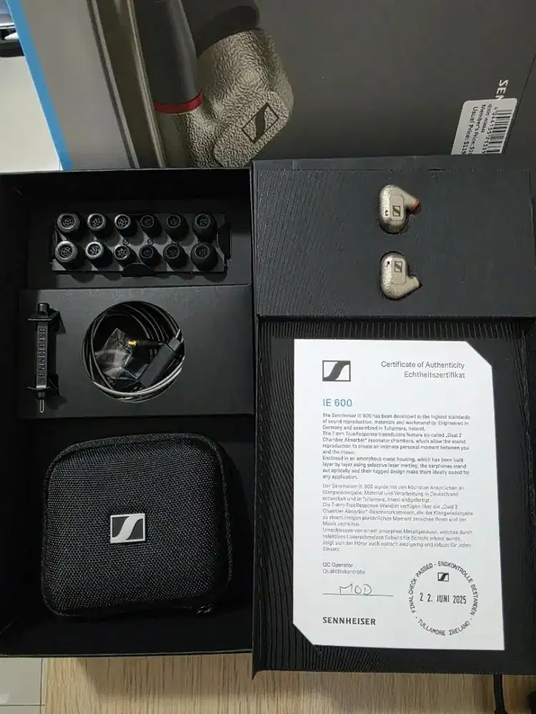 Sennheiser IE 600 In-Ear Monitors (IE600) original earphone