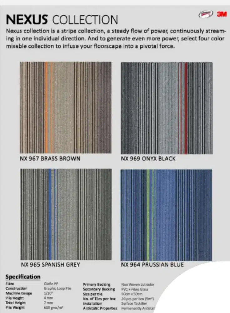 KARPET TILE NEXUS TERMURAH UNTUK KANTOR