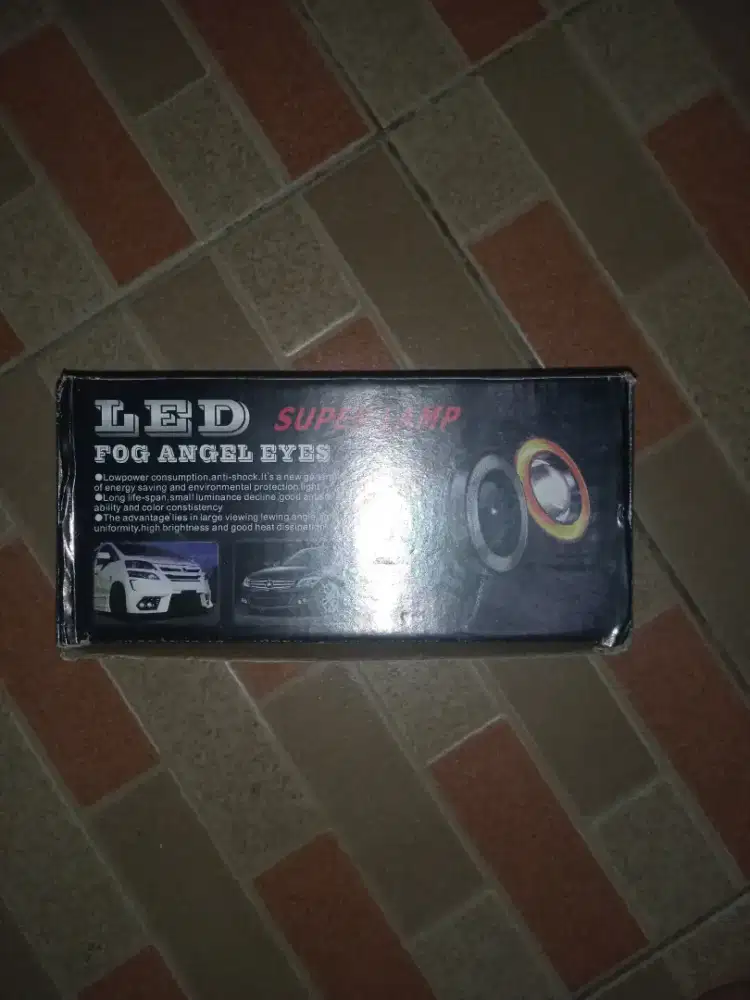 Lampu Foglamp LED Projector Angel Eyes - Universal (BARU)