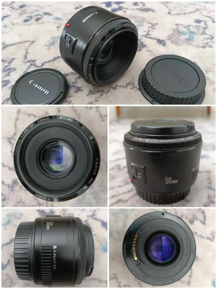 Lensa Fix Canon EF ii 50mm F1.8