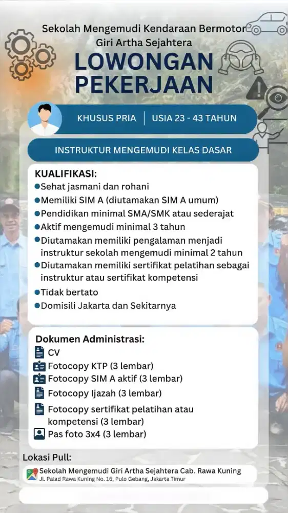 Instruktur Sekolah Mengemudi