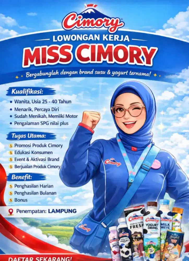 Lowongan pekerjaan usia 25-45th single atau sudah pernah menikah