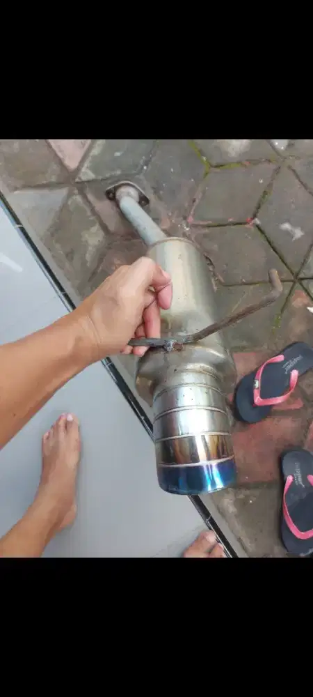 Knalpot honda jazz gd3