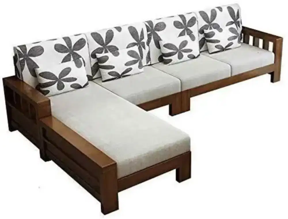 Sofa minimalis jati