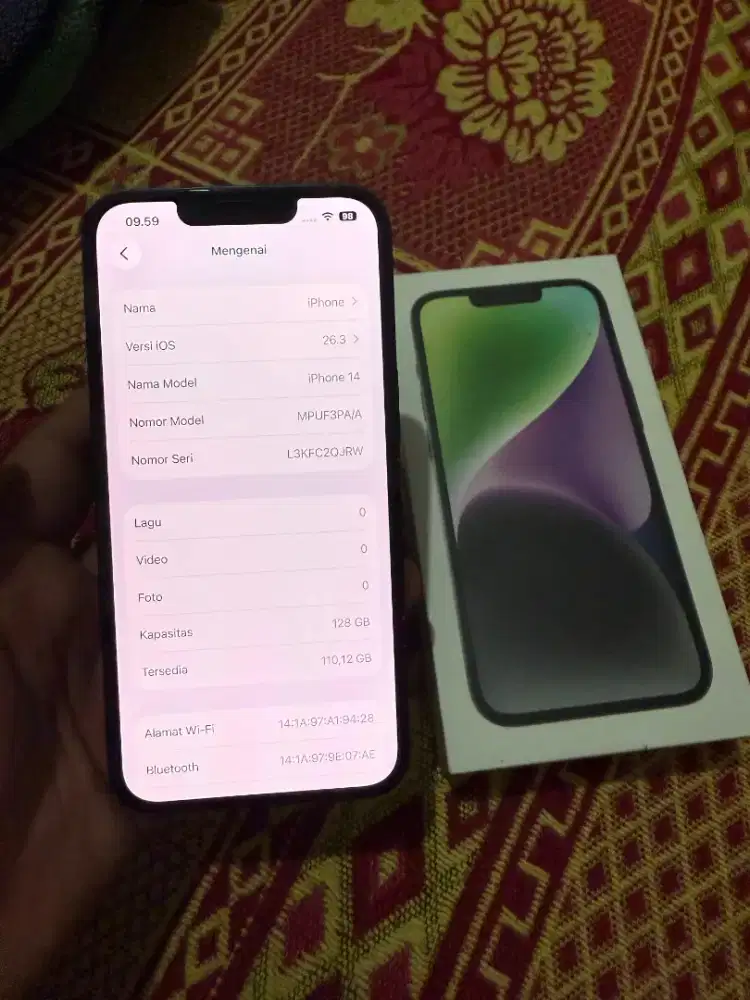 Iphone 14 128gb ibox