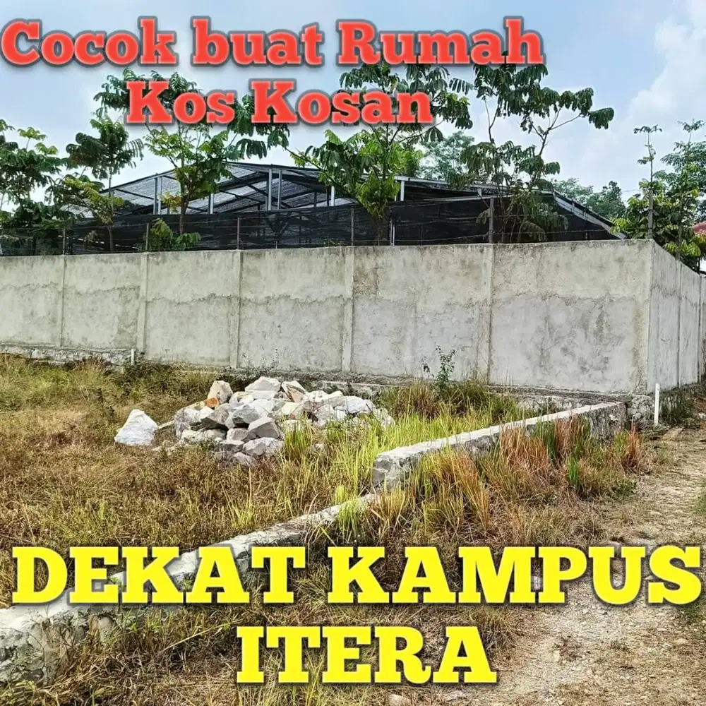 DEPAN POM BENSIN! TANAH DIJUAL MURAH DEKAT KAMPUS ITERA KORPRI LAMPUNG