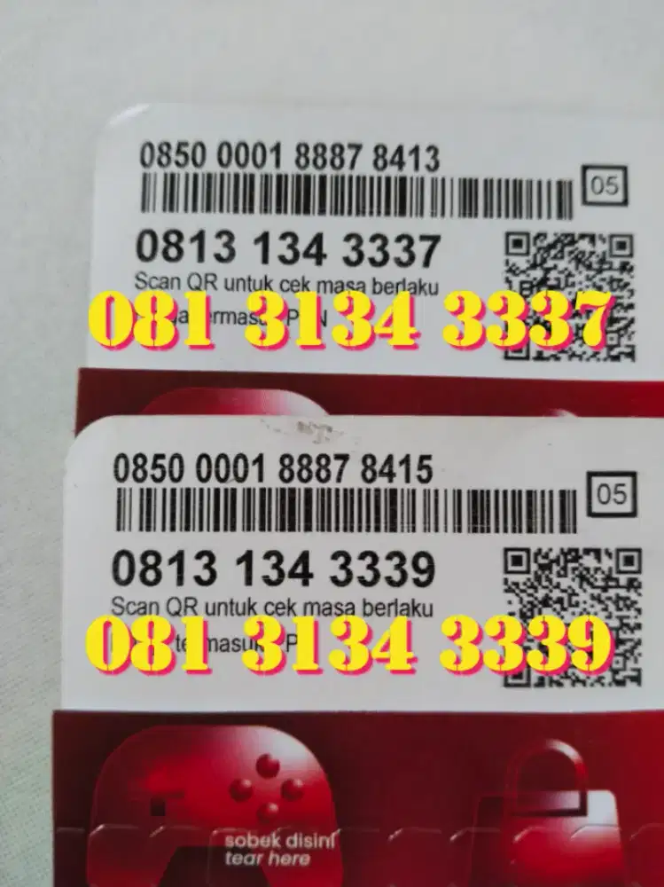 Perdana simpati 11 digit cantik Mudah dihafal