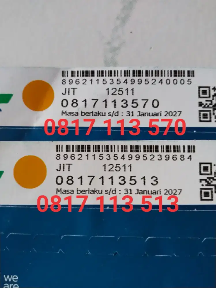 Kartu perdana XL 10 digit cantik murahaja