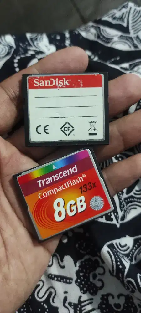 Memori CF 8GB dan 32GB