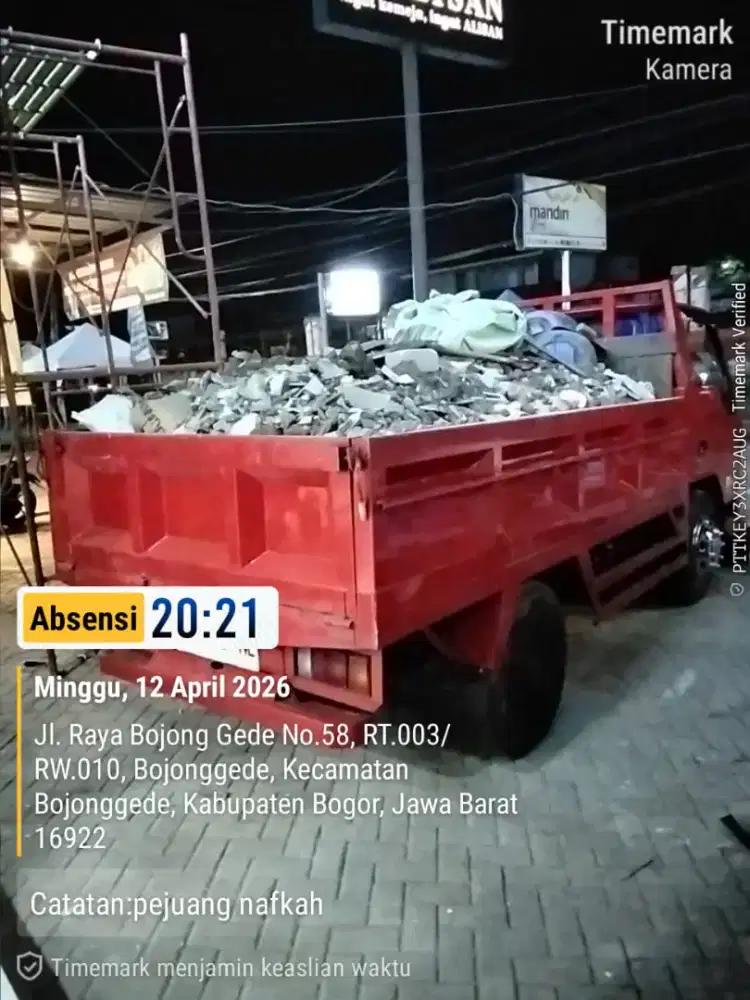 Jasa buang puing dan angkut sampah