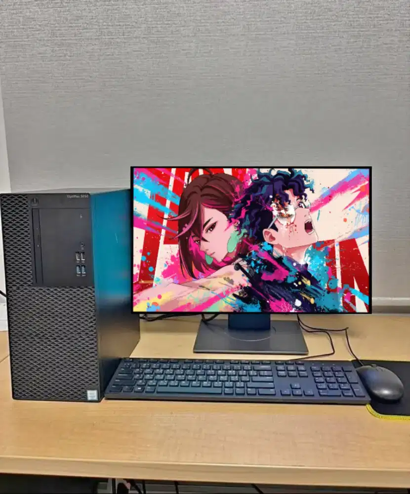 PC GAMING FULSET + LCD + RAM 8 GB + VGA 1 GB + HD 500 GB + GAMES APP