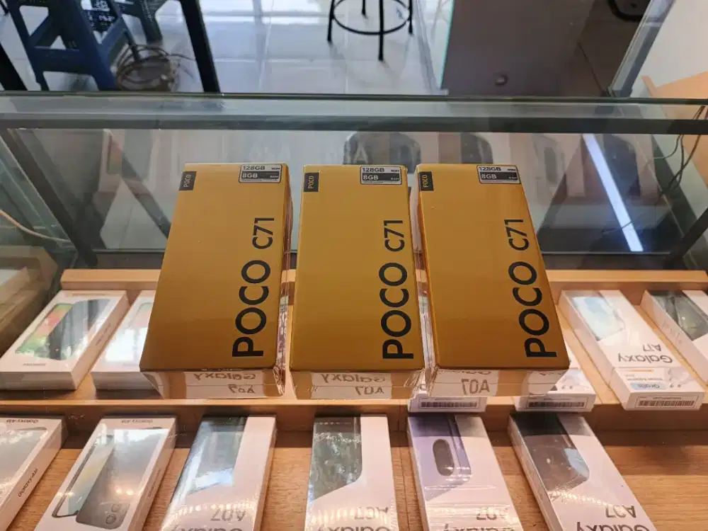 Fast respon WA Poco C71 4+4/128 Garansi resmi 15bln