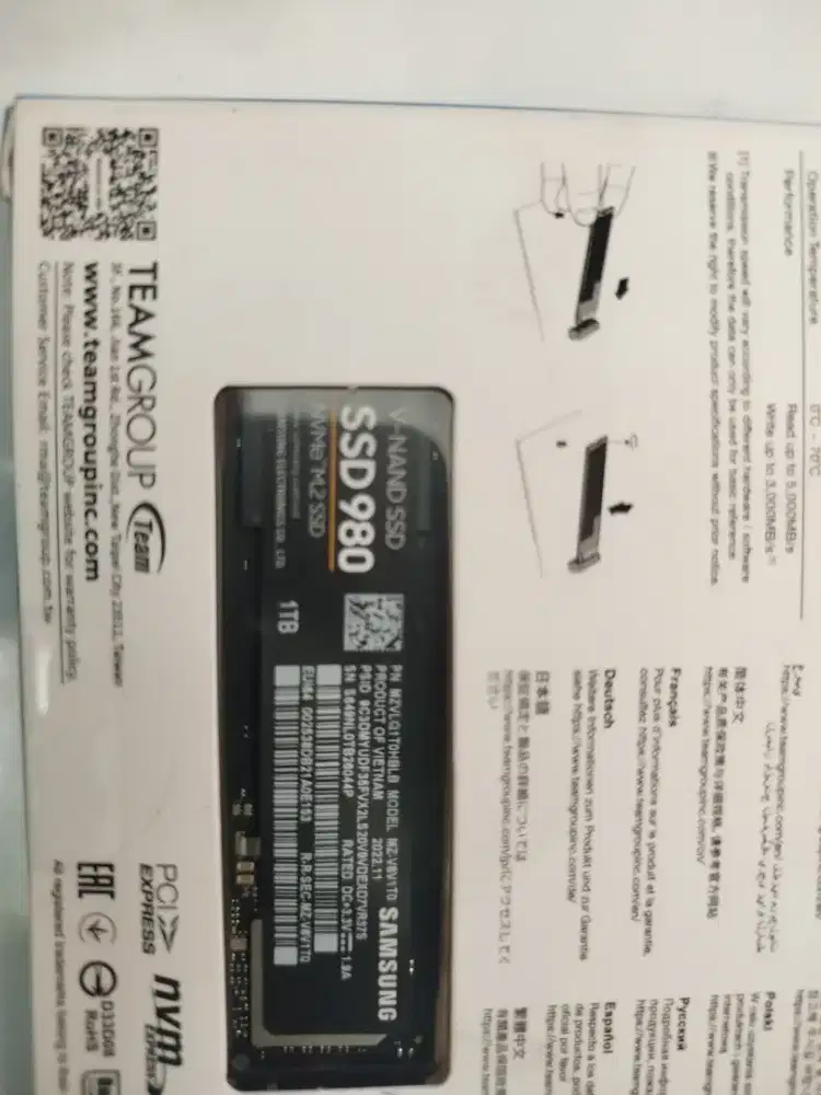 Ssd Samsung 1Tb Nvme