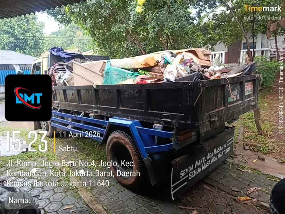 Jasa buang puing dan sampah proyek