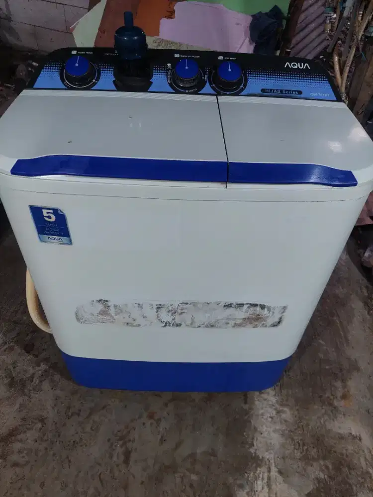 Mesin Cuci Aqua kapasitas 7,8kg Normal semua tinggal langsung pakai