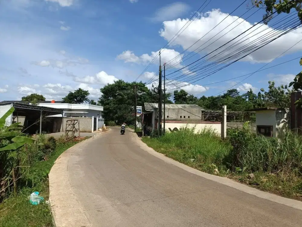Tanah dijual Murah, Luas, Tajur Halang, Bogor dekat  Stasiun Citayam